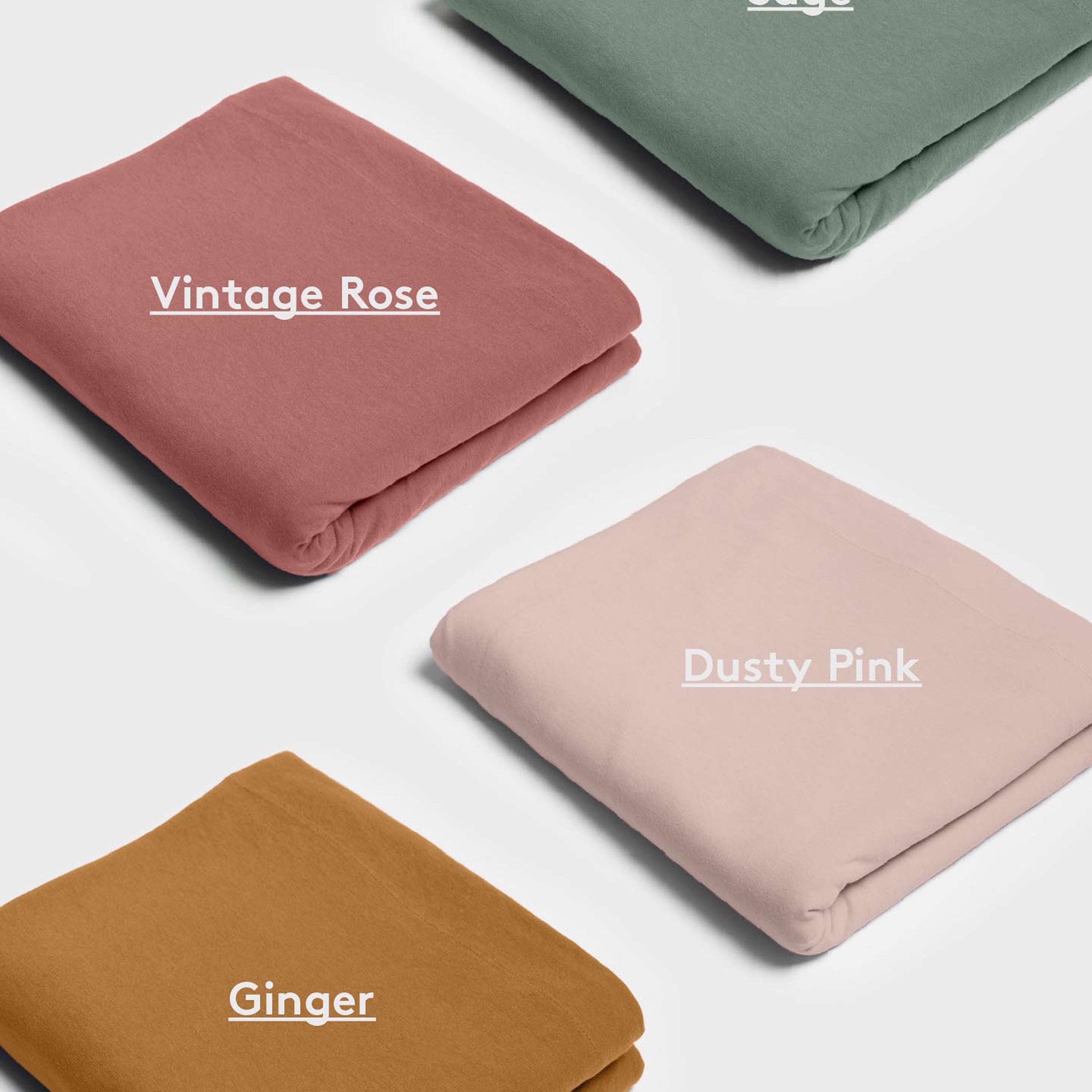 Our softest jersey sheets now in new colours!