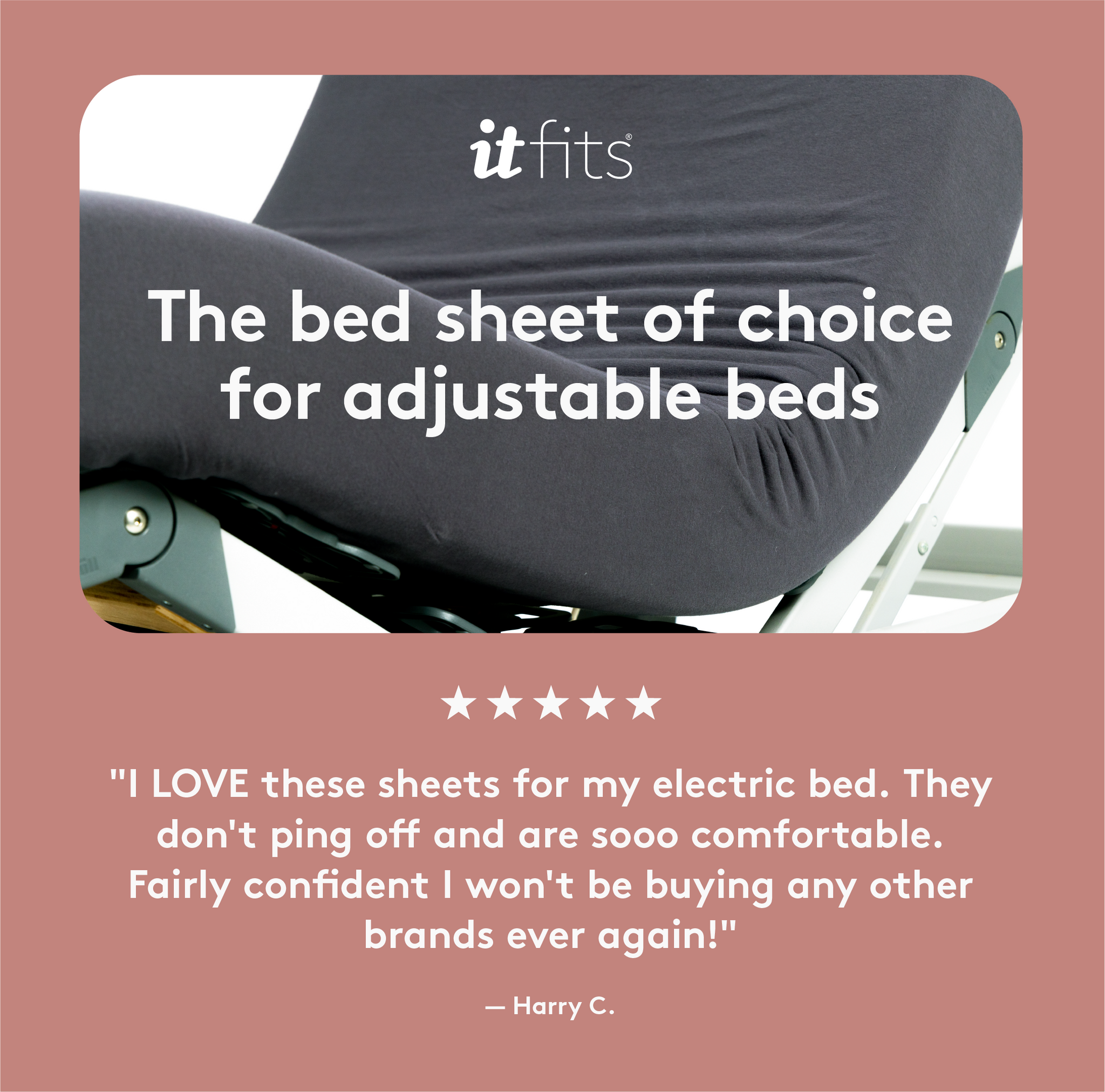 Experience Unmatched Comfort and Flexibility with It-fits Fitted Sheets for Adjustable Beds