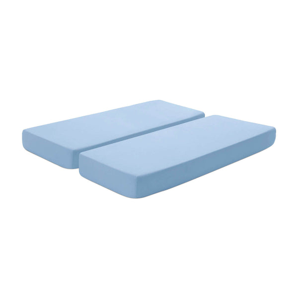 Fitted Sheet – Split King (2pcs Single/ Long single) - Sky Blue