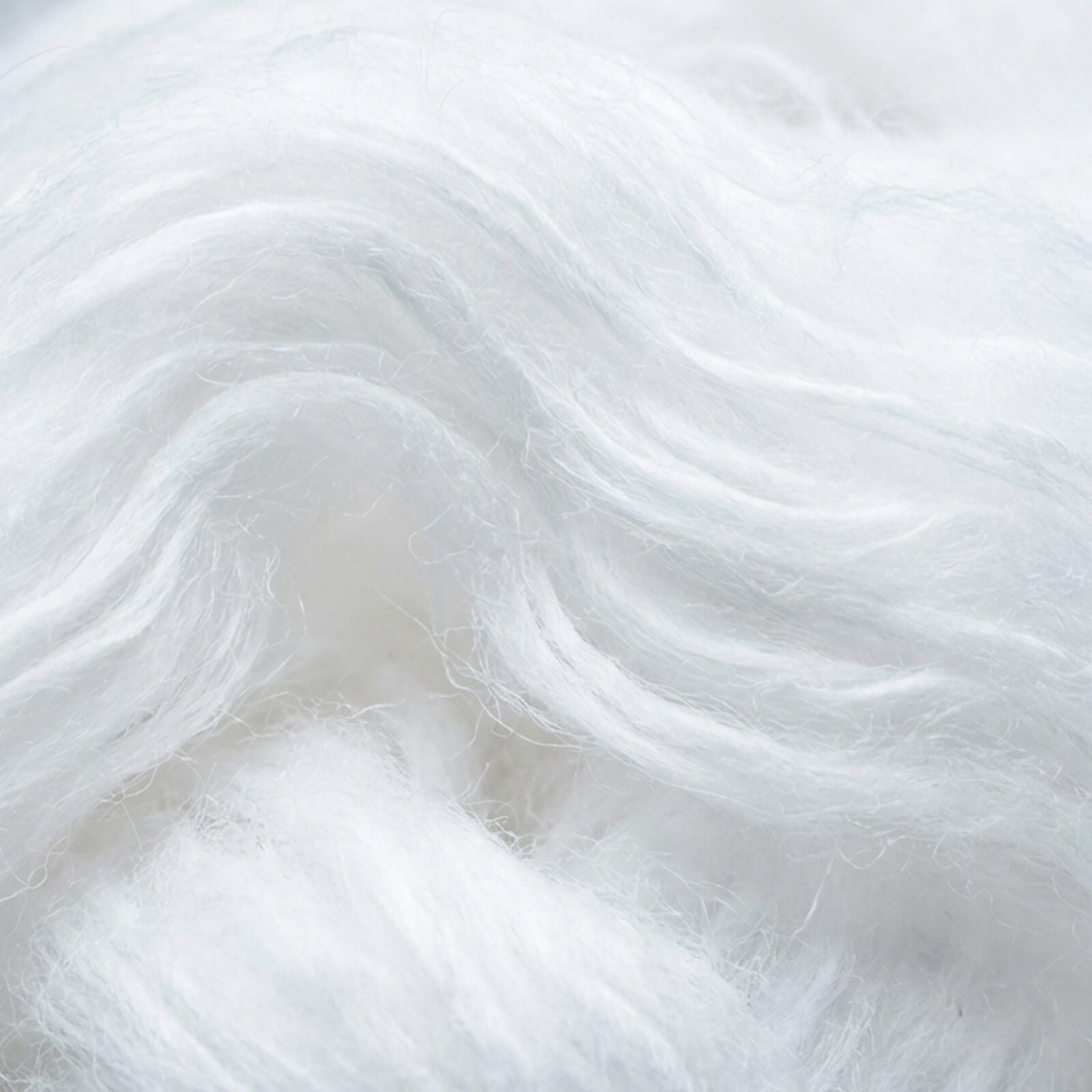 Close-up of soft Australian cotton fibre used in breathable jersey bed sheets
