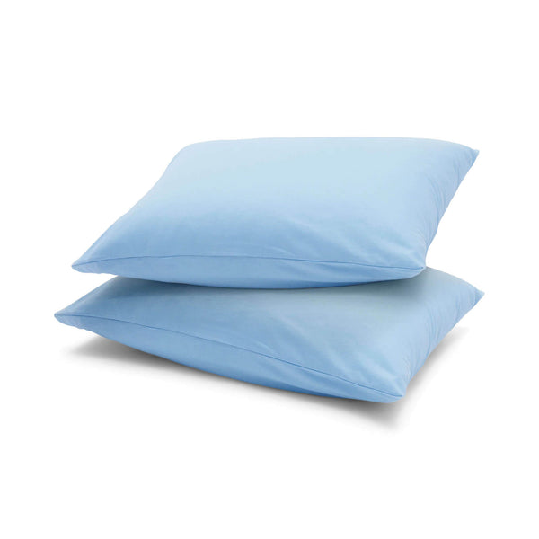 Pillowcase - 2 packs (Standard) - Sky Blue